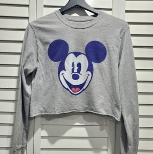 Disney's Mickey Mouse long sleeve crop top